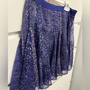 Purple flowy American eagle skirt